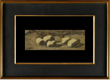 André DUFFOUR (1926-2016) SUPERBE NATURE MORTE AUX POMMES DE TERRE (460)