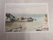 CP CARTE POSTALE AQUARELLE CHARENTE MARITIME MESCHERS CARRELET - Vierge
