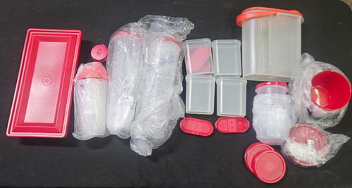 Large lot tupperware new - large,