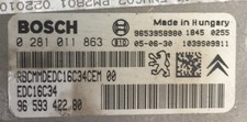 Calculateur décodé Citroen C4 Peugeot 307 1.6 HDI EDC16C34 0281011863 9659342280