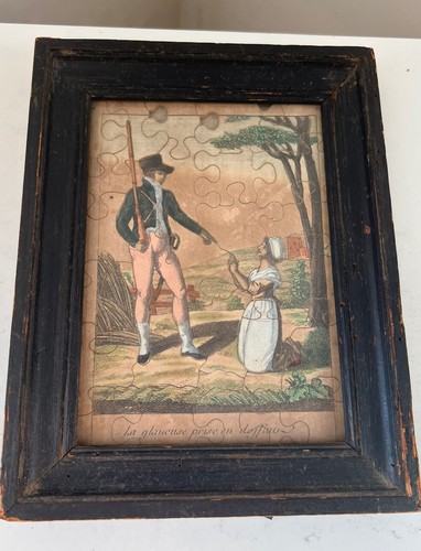 Ancien cadre avec vieux - , puzzle