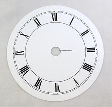 cadran  alu laqué blanc ø 19