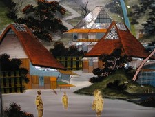 Tableau Fixé sous verre Japon