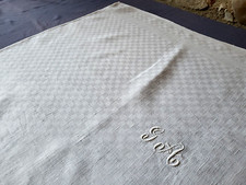 N10 Ancien torchon chanvre et