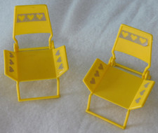 1978 vintage POUPEE BARBIE MATTEL 2319-2629 TRANSAT fauteuil CHAISE mobilier