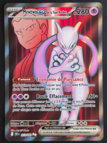 Carte pokémon mewtwo fa - mewtwo, ex