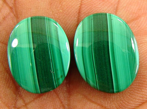 Cabochon malachite naturelle - cabochon,