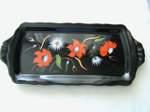 Vintage plat cake - plat, longwy
