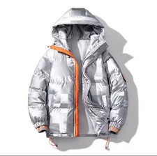Doudoune Homme Grise Argentée