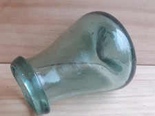 pot godet verre soufflé bleu