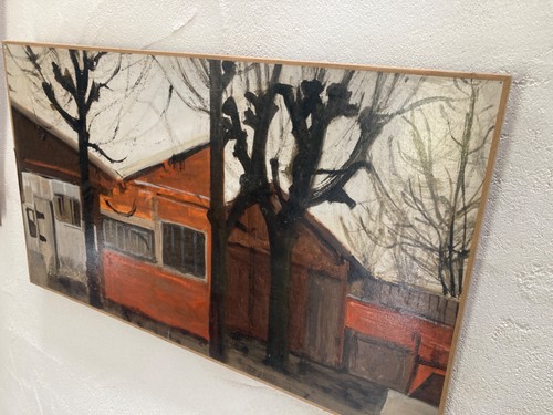 Tableau ancien huile papier - ancien, /papier
