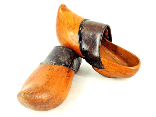 Paire sabot bois et - de,