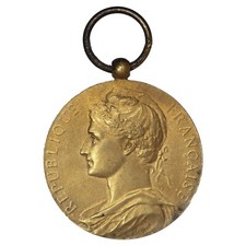 France médaille 1926 Ministère Commerce et Industrie Honneur Travail vermeil