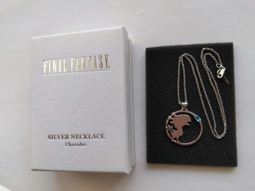 Collier argent final fantasy - collier,