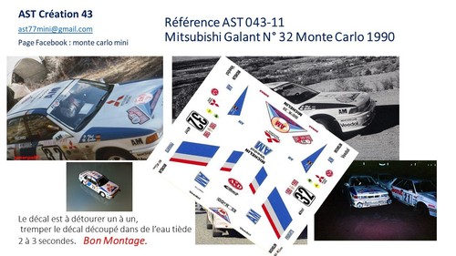 Decal mitsubisshi galant - 43,