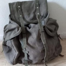 sac a dos armée Fançaise  Bergam avec gourde Indochine Algérie