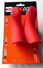 PAIRE DE REVÊTEMENTS POUR LEVIERS 6600 ADAPTABLE SHIMANO ROUGE NEUF