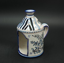 Ancienne lanterne en faïence de MONTAGNON à NEVERS, 19ème, signée, état +++