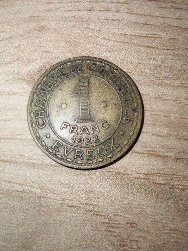 Jeton 1922 evreux monnaie - 1922,