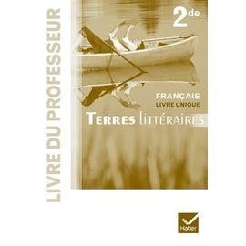 Livre terres littéraires - terres,