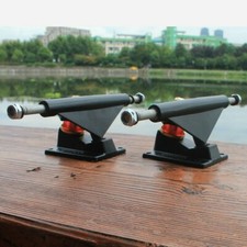 2 Pièces Skateboard Trucks Double Warped Skate Pont Support Stable Professionnel
