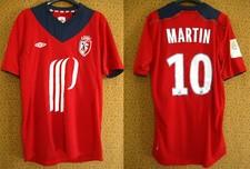 Maillot LOSC Lille Umbro By Tailored Rouge Martin #10  Jersey - 107 cm