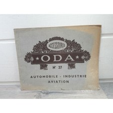 Catalogue pieces detachees 1937 - Accessoires ODA Automobile Aviation Industrie