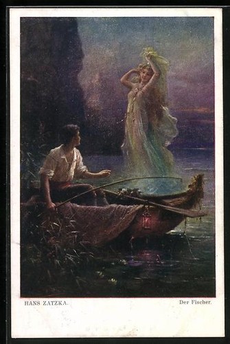 Carte postale artiste hans - carte,