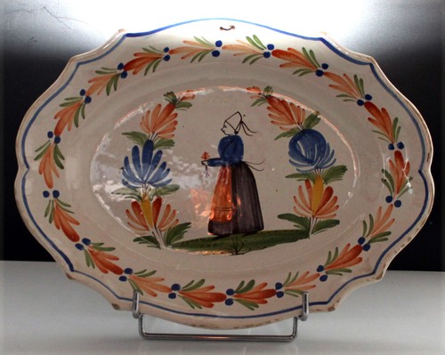 Quimper plat forme ovale - quimper,, de