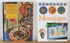 2 livres MOSAÏQUES D'AUJOURD'HUI  et MOSAÏQUE FACILE
