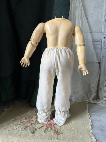 Pantalon poupée ancienne - poupée,