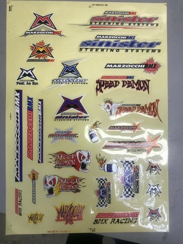 Marzocchi bmx sticker - marzocchi, kit