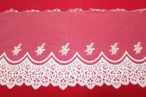 Dentelle tulle coton ruban - tulle,