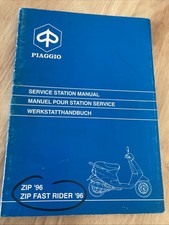 Piaggio ZIP 1996 Fast Rider scooter supplément manuel revue technique manuel