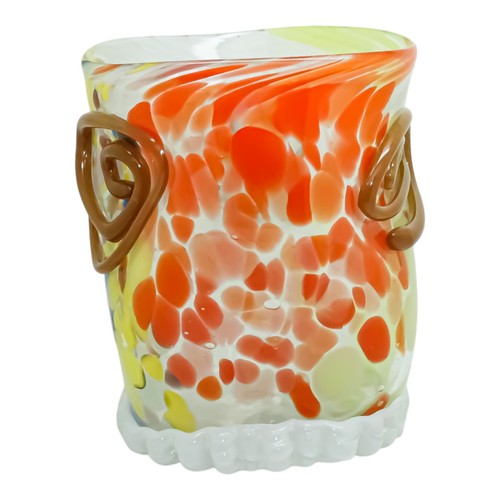 Vase tasse verre art - vase,
