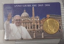 Coincard Vatican Pape François 50 cts 2014 Anno Guibilare 2015/2016
