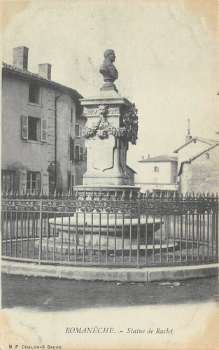 Romanèche statue de raclet - -,