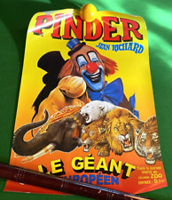 Affiche  Cirque PINDER Jean