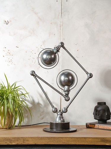 Rare double jieldé lamp arm - rare,