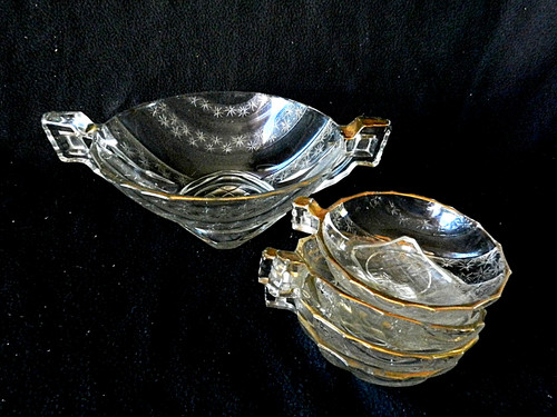 Ancien service glace art - ancien,