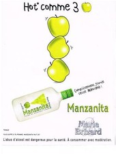 PUBLICITE ADVERTISING  2003  MARIE BRIZARD    MANZANITA