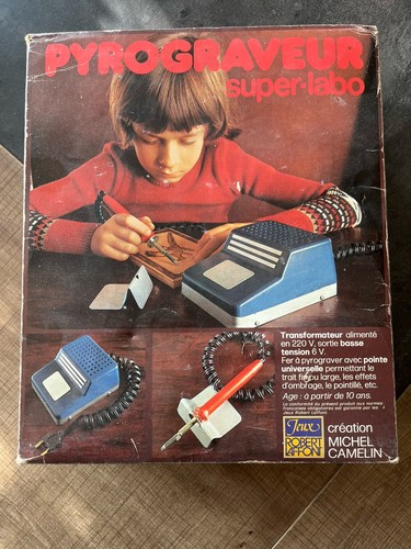 Ancien jeu pyrograveur super - ancien,