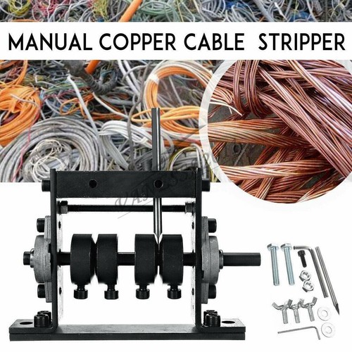 Manual copper wire stripping - copper,