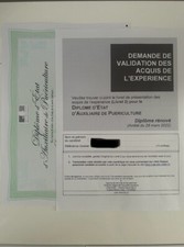 VAE AUXILIAIRE DE PUERICULTURE 2025  NOUVELLE REFORME  LIVRET 2 + QUESTIONS ORAL