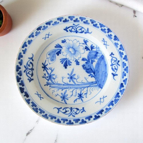 Delft plat faïence décor - delft., en
