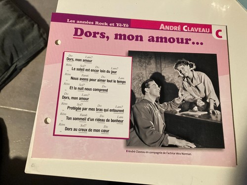 Carte fiche plaisir chanter - carte,