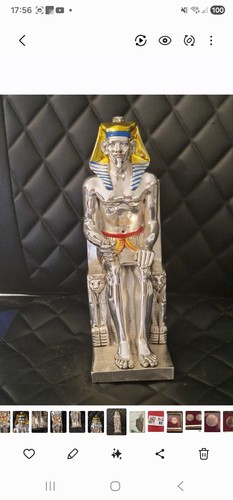 Statue pharaon argent 925 - statue,