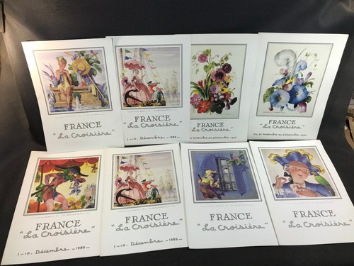 Lot menus paquebot - 8,