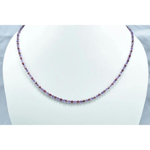 Collier perles grenat - collier, de