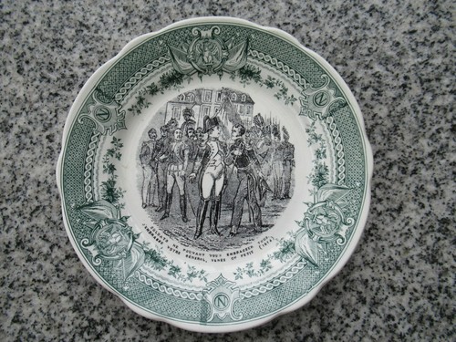 Assiette parlante napoleon - assiette,
